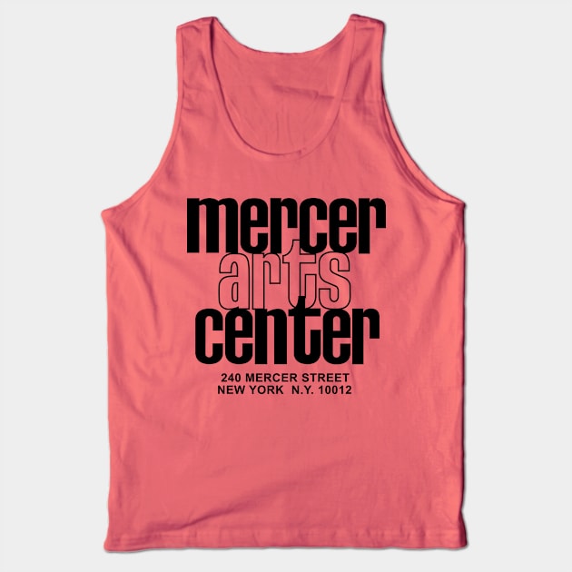 Mercer Arts Center (black) Tank Top by Joada